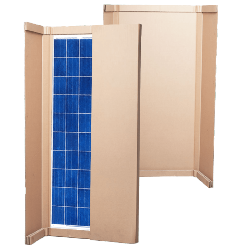 Einzelverpackung für Solarmodule