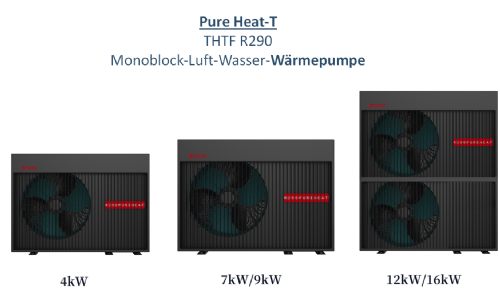 Wärmepumpe THTF R290 Pure Heat-T