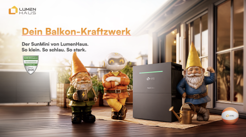 SunMini Balkon-Kraftzwerk